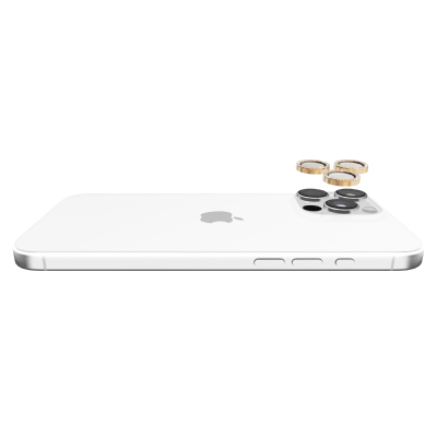iPhone 16 Pro＆iPhone 16 Pro Max用 kate spade（R）カメラレンズ強化保護ガラス／ゴールド