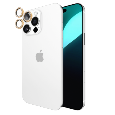 iPhone 16 Pro＆iPhone 16 Pro Max用 kate spade（R）カメラレンズ強化保護ガラス／ゴールド