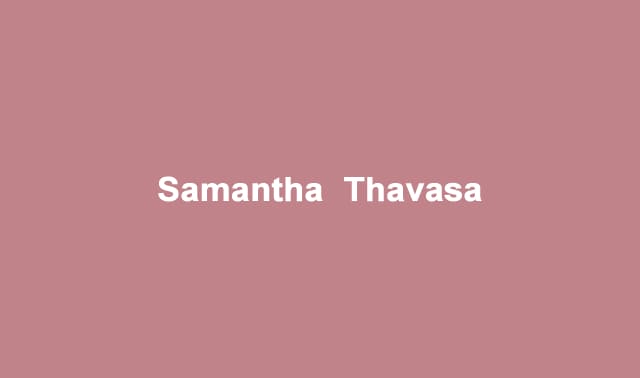 Samantha Thavasa
