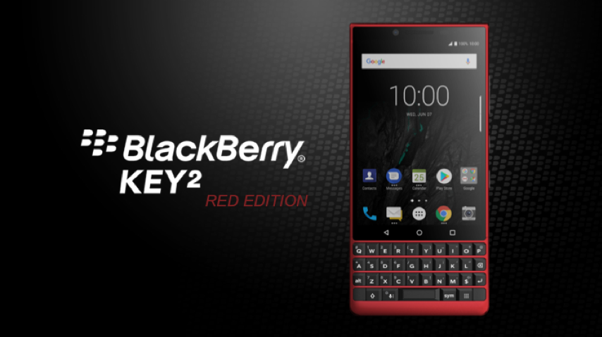 100台限定 BlackBerry KEY2 RED EDITION